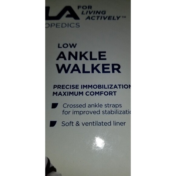 NEW Ankle Walker FLA orthopedics Black Gray Low XLarge XL Immobilize cast ortho - Picture 11 of 11